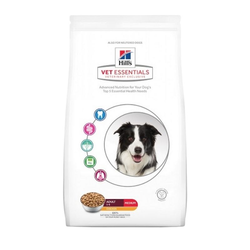 Hill's VetEssentials Diet Adult Medium Dog Food (Chicken) - Vetopia Online Store