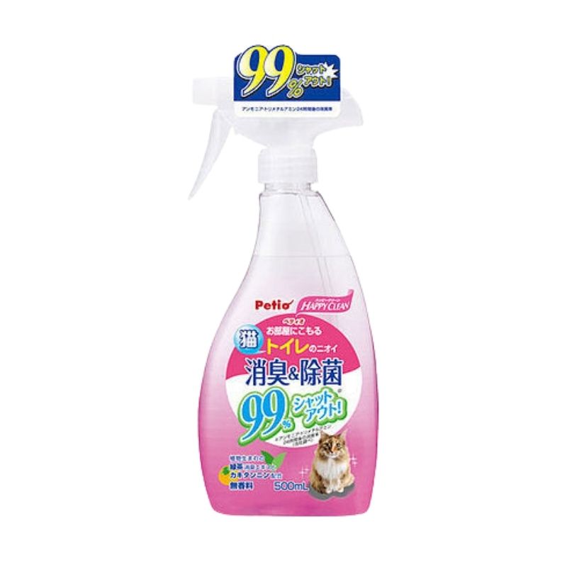 Petio - Happy Clean Sterilization & Deodorization Spray for Cat Toilet Odor 500mL