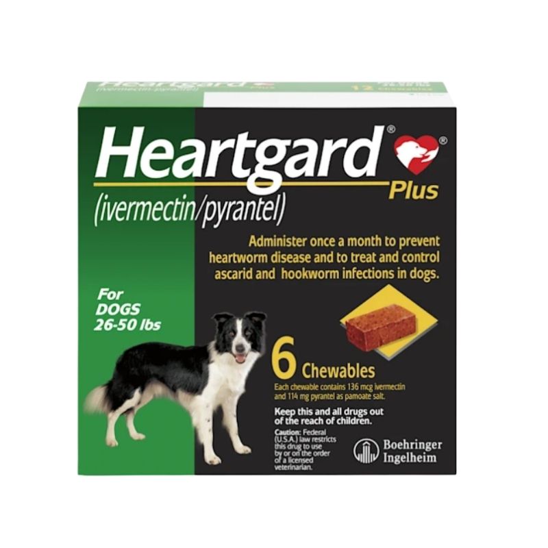 Heartgard Plus預防心絲蟲咀嚼配方