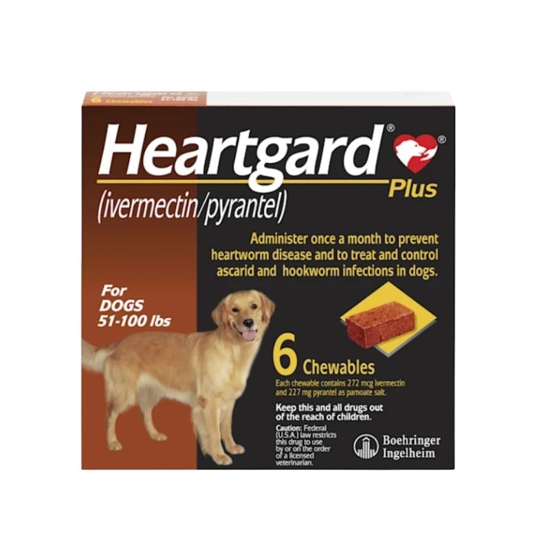 Heartgard Plus預防心絲蟲咀嚼配方