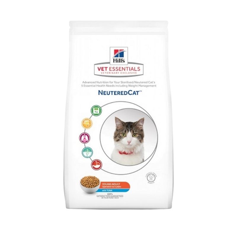 Hill's VetEssentials Neutered Young Adult Cat Food (Tuna) - Vetopia Online Store