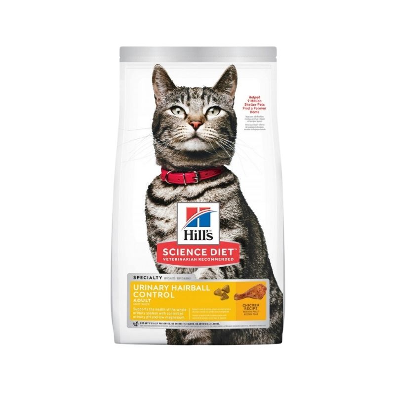 Hill's Science Diet Adult Urinary Hairball Control Cat Food (Chicken) - Vetopia Online Store
