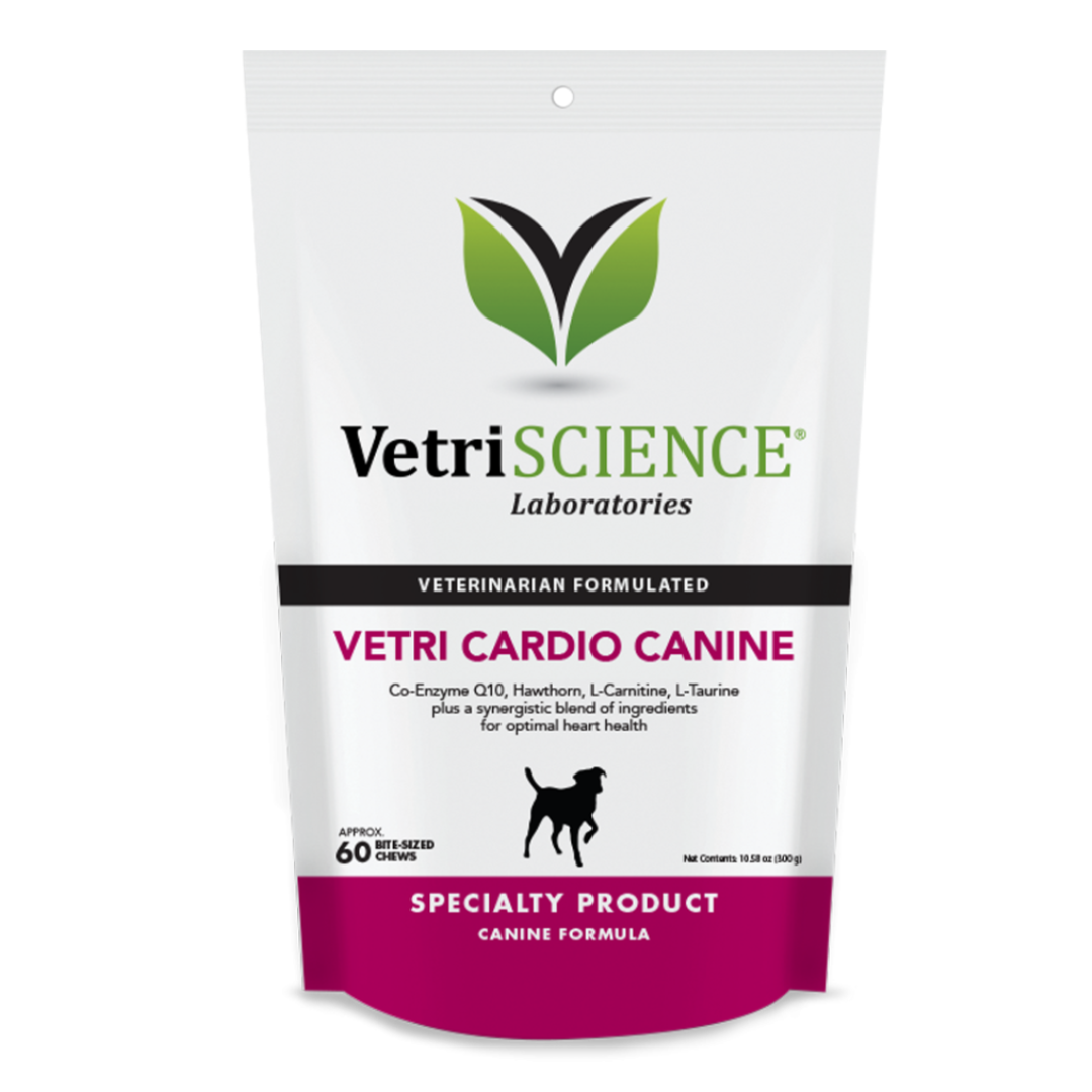 VetriScience - Vetri Cardio Canine Bite-Sized Chews (Heart Supplement for Dogs) 60 Chews