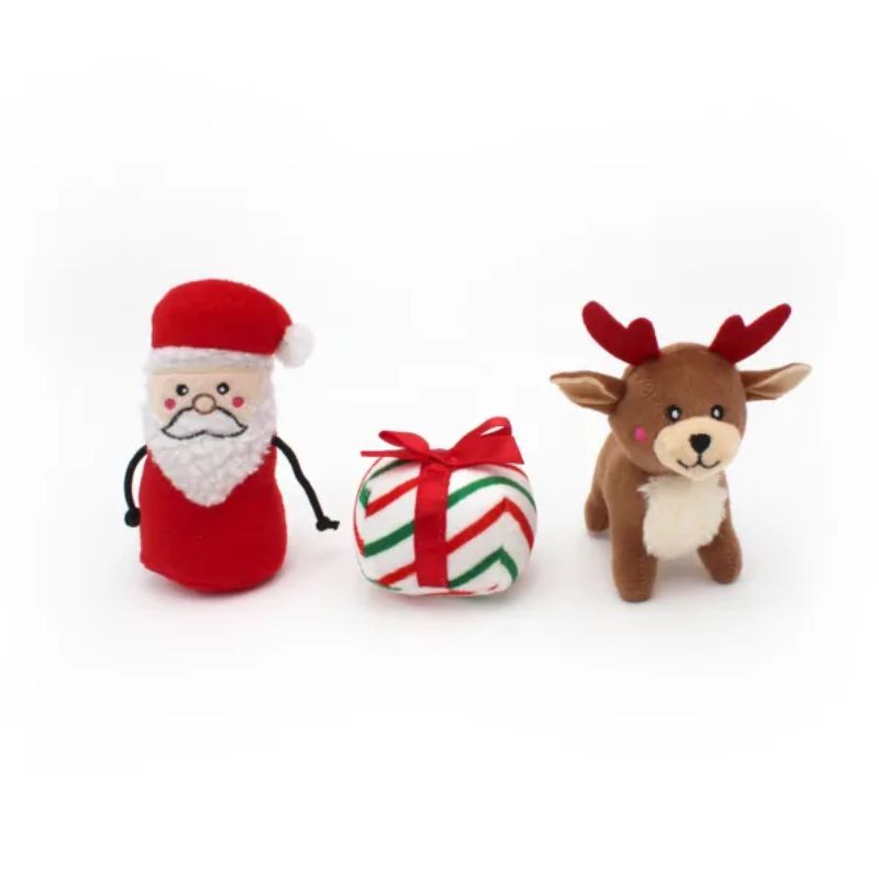 ZippyPaws | Santa's Sleigh Plush Toy | Dog Christmas Gifts | Vetopia