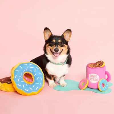 ZippyPaws | Miniz 3-Pack Donutz | Plush Toy for Dogs | Vetopia
