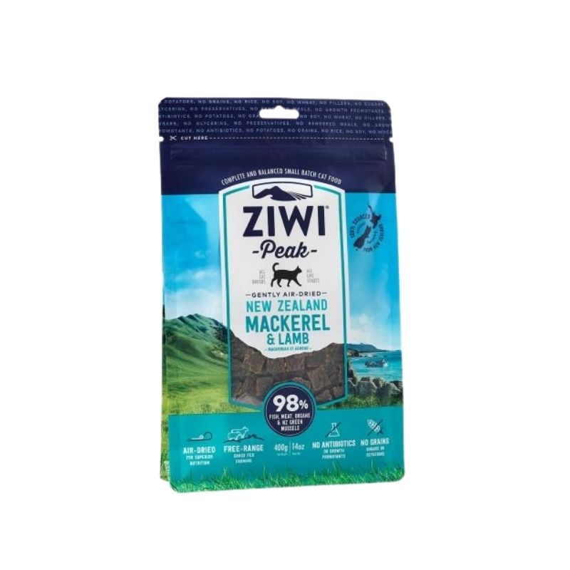 ZiwiPeak Air-Dried Cat Food - Mackerel & Lamb Recipe