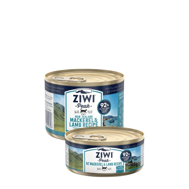 ZiwiPeak 鮮肉貓罐頭系列 - 鯖魚配羊肉配方
