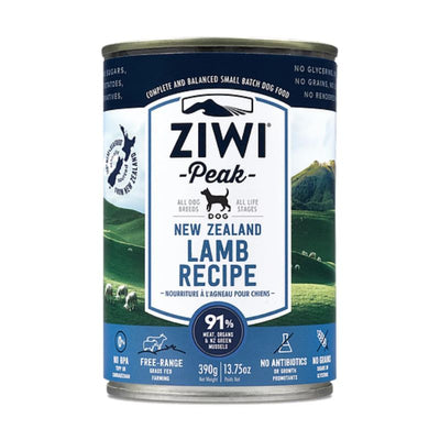 ZiwiPeak 狗罐頭 - 羊肉配方390g