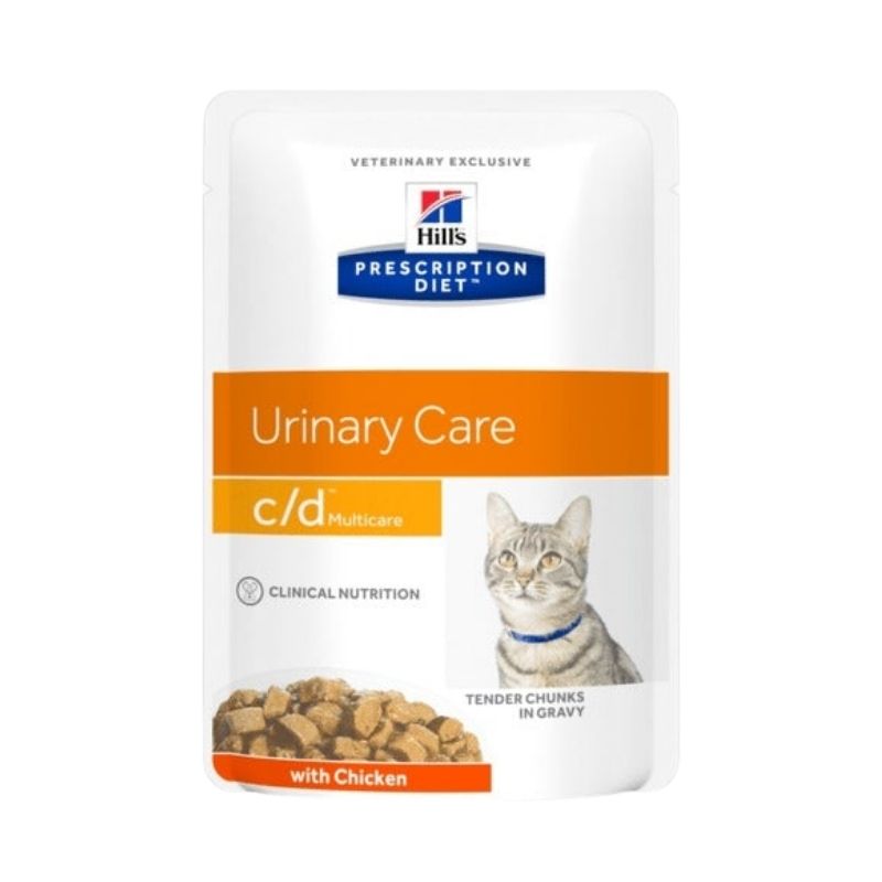 Hill's Prescription Diet - Feline c/d Multi Urinary Care Pouch with "Chicken" 85g