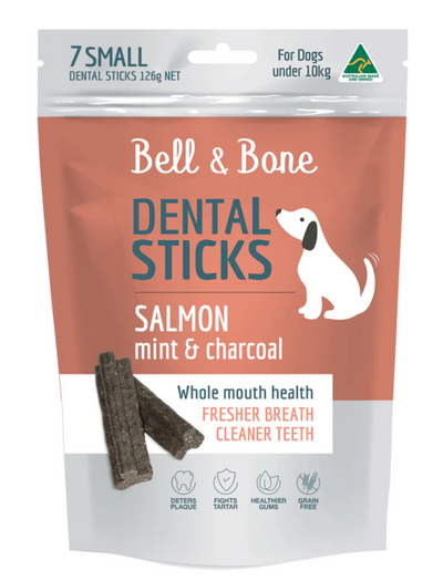 Bell & Bone - Dental Sticks (Salmon, Mint and Charcoal)