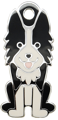 Animal Collection-Border Collie Dog Bone-Large