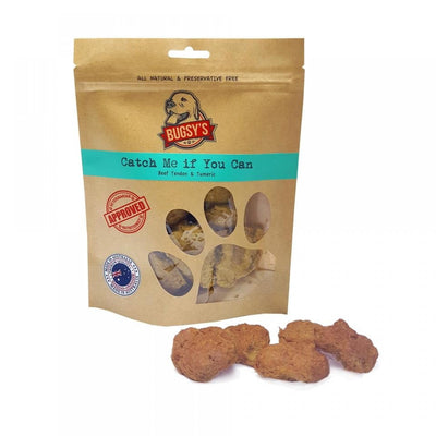 Bugsy's Dog Treats - Catch Me If You Can: Beef Tendon with Turmeric 70g