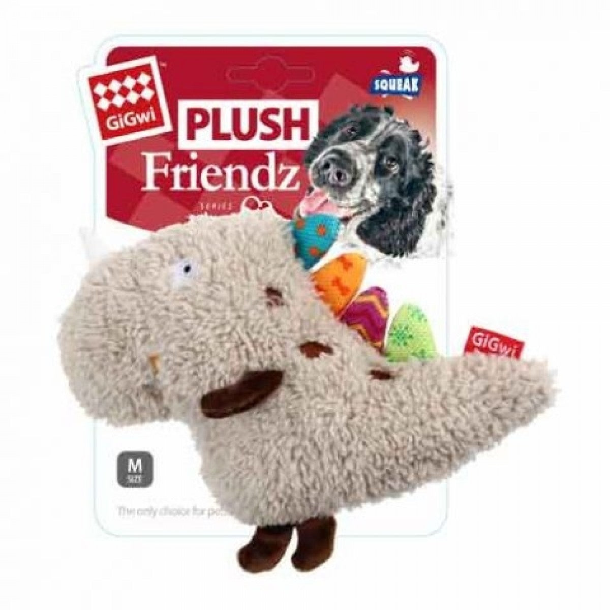 PLUSH FRIENDZ With Squeaker - Dinosaur