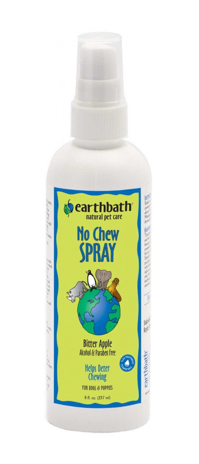 Earthbath No Chew Spray With Bitter Apple Deterent 8oz