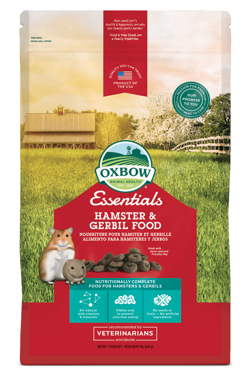Oxbow Essentials Hamster & Gerbil Food 1lb - Vetopia Online Store