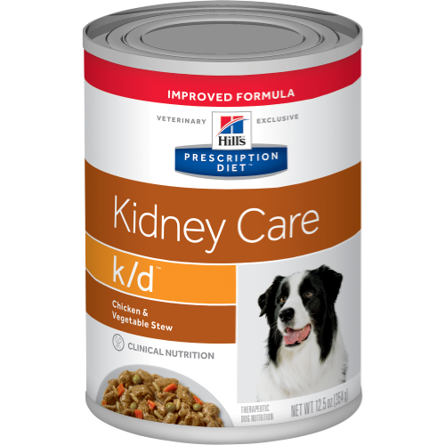 Hill's k/d Kidney Care Canned Prescription Dog Food (Chicken & Vegetable Stew 12.5oz) - Vetopia