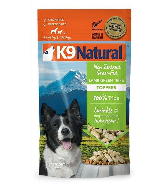 K9 Natural Freeze Dried Dog Topper - Lamb Tripe 57g