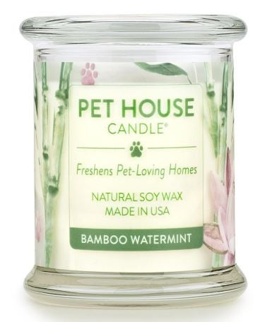 One Fur All Pet House Candle - Bamboo Watermint 8.5oz