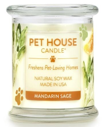 One Fur All Pet House Candle - Mandarin Sage 8.5oz