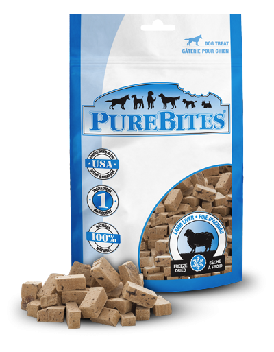 PureBites - Freeze Dried Lamb Liver Dog Treats 95g