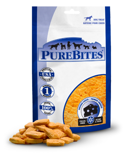PureBites - Freeze Dried Cheddar Cheese Dog Treats 120g