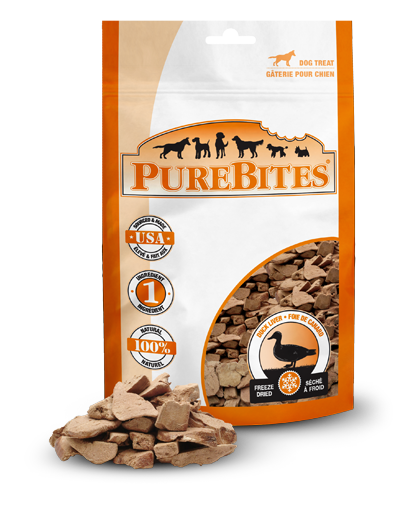 PureBites - Freeze Dried Duck Liver Dog Treats 74g