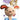 GiGwi - Suppa Puppa Interactive Small Rubber Squeaky Toy - Dog