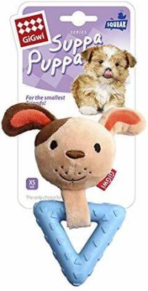 GiGwi Suppa Puppa Interactive Small Rubber Squeaky Toy - Dog