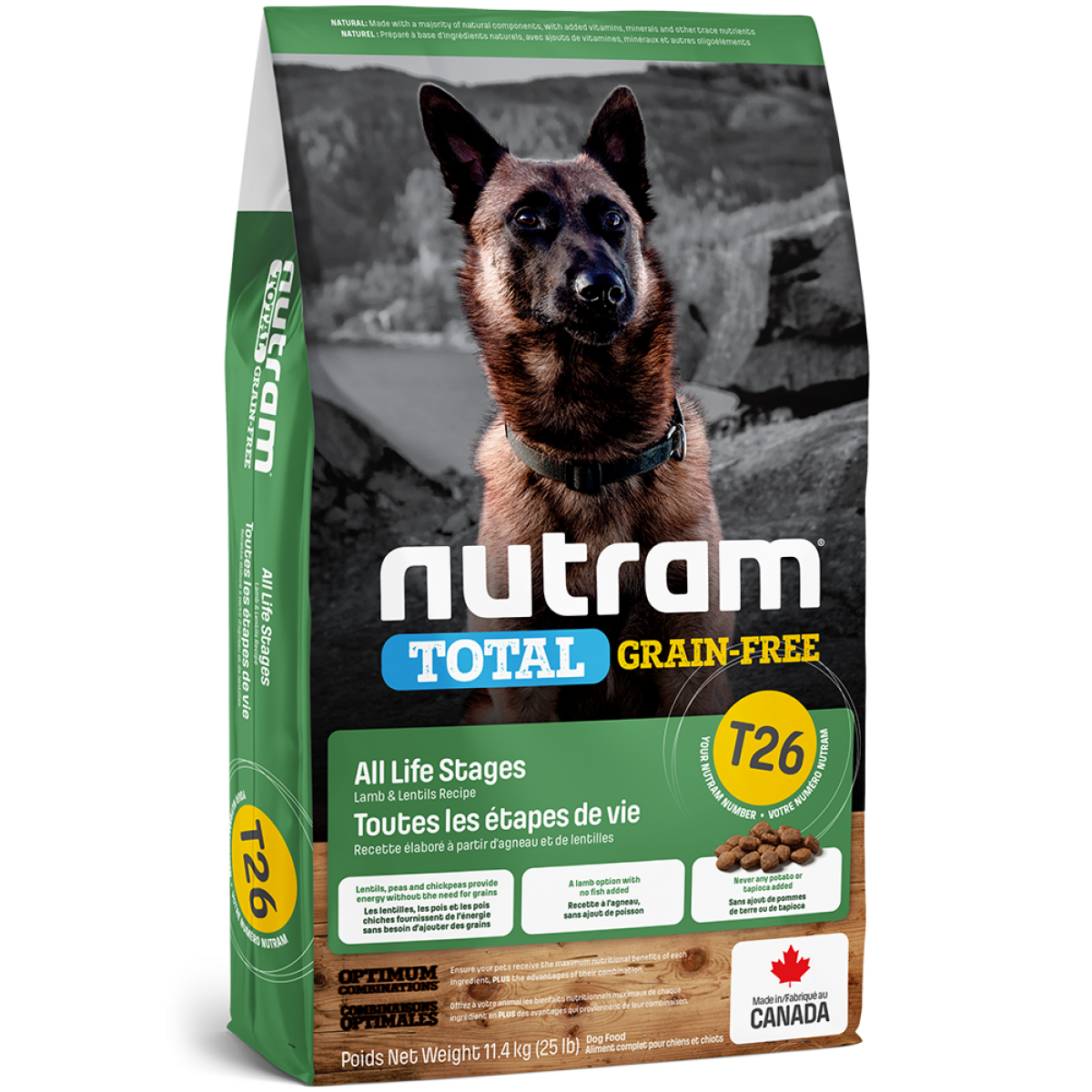 Nutram - Total Grain-Free - Lamb & Legumes Recipe T26