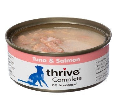 Thrive - COMPLETE 100% 吞拿魚&三文魚肉罐頭75g