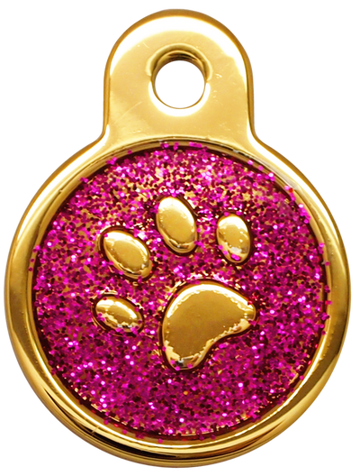 Shiny Glitter Collection - IP Gold Circle Paw