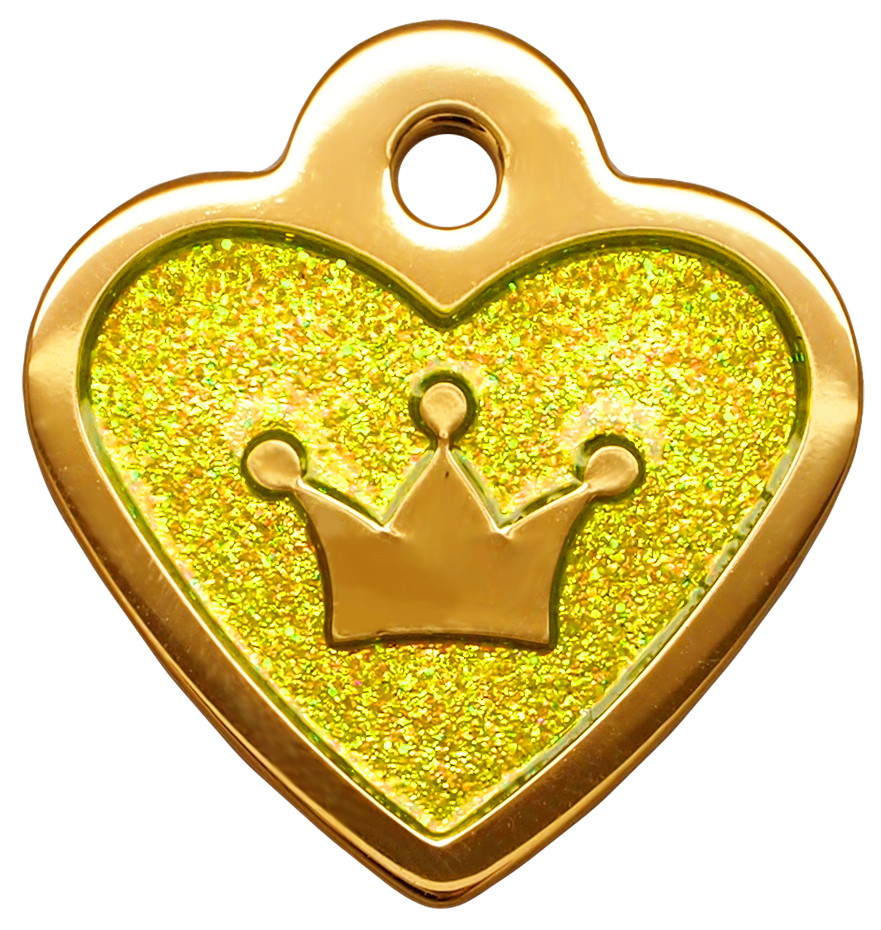 Shiny Glitter Collection - IP Gold Heart