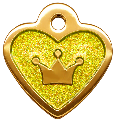Shiny Glitter Collection - IP Gold Heart