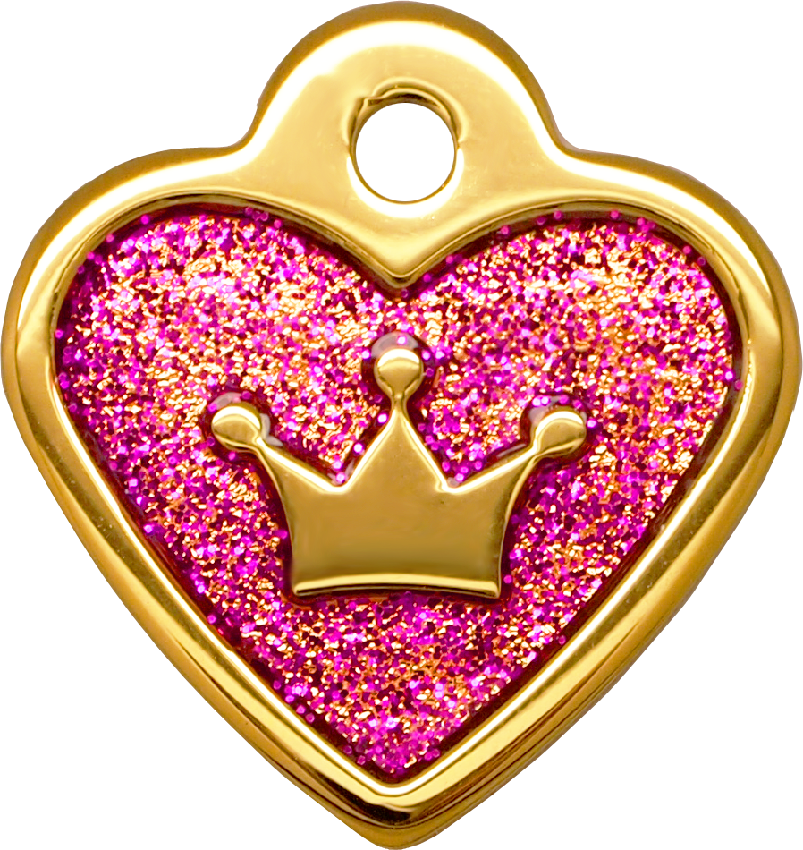 Shiny Glitter Collection - IP Gold Heart