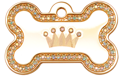 施華洛水晶系列 - 金色皇冠水晶牌